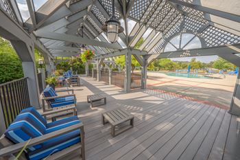 Resort-style sundeck